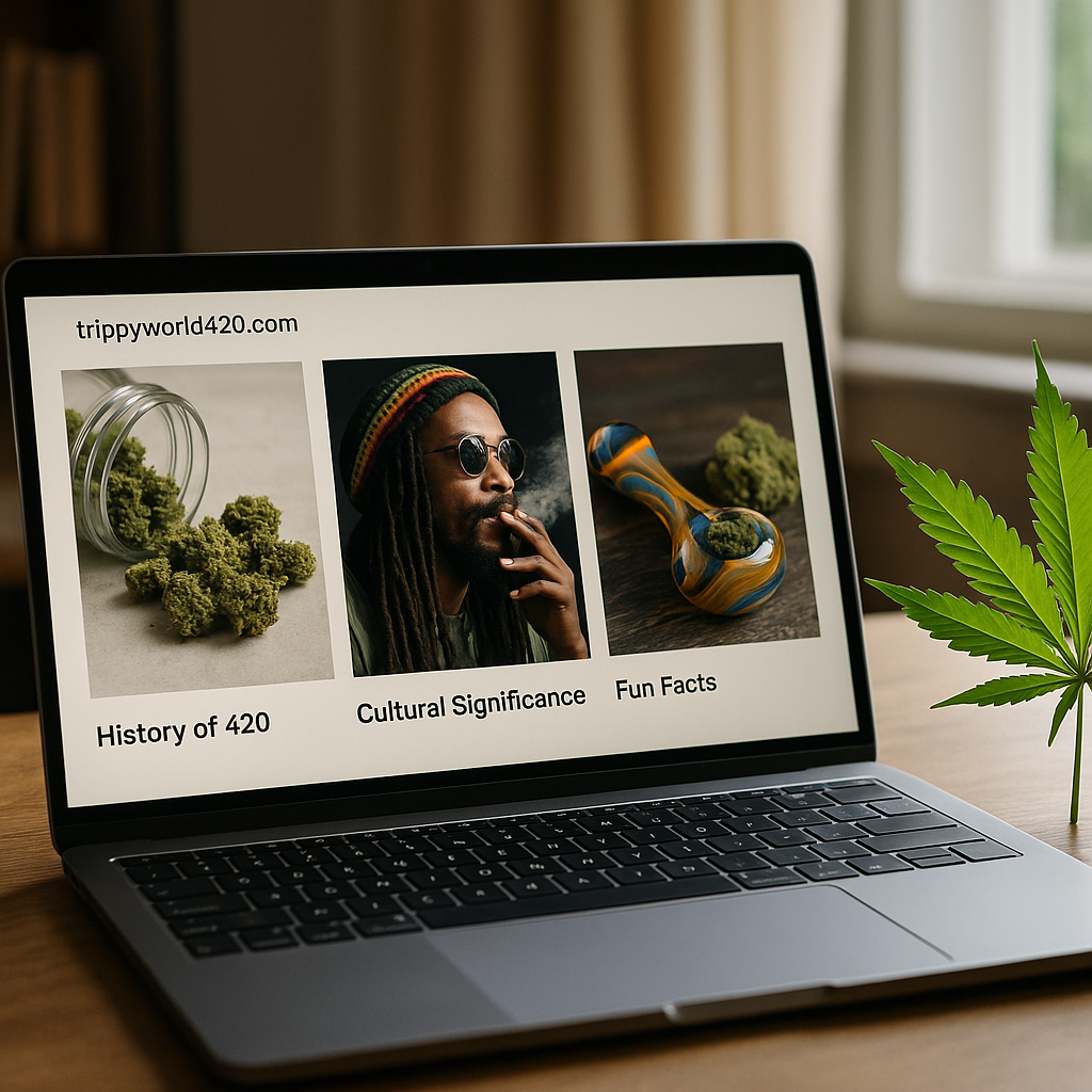Cinematic banner illustrating culture and community around 420